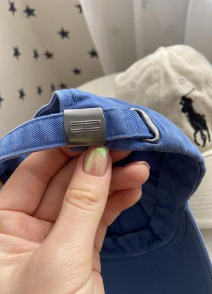 Синяя джинсовая хлопковая кепка, базовые винтажные кепки, бейсболки с логотипом3 фото