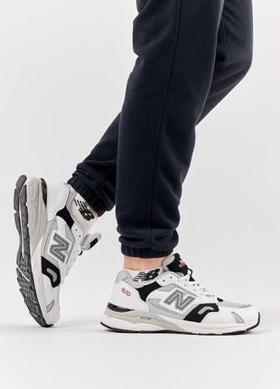 Мужские кроссовки в стиле new balance 92015122биленс / демисезонные / весенние, летние, осенние / спортивные / кожа, замша, сетка / черные, серые, белые5 фото