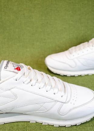 Reebok classic leather кожаные кроссовки оригинал! размер 44 29 см5 фото