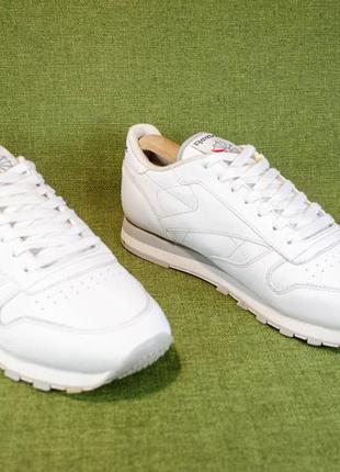 Reebok classic leather кожаные кроссовки оригинал! размер 44 29 см3 фото