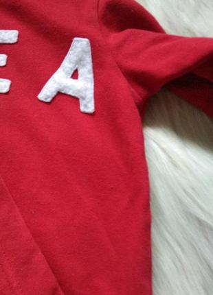 Кофта свитер свитшот svea красная на молнии х/б,xs9 фото