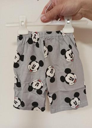 Детский набор футболка и шорты с принтом микки мауса
