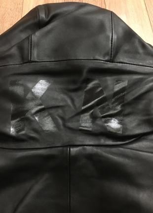 Куртка мужская кожаная dkny3 фото