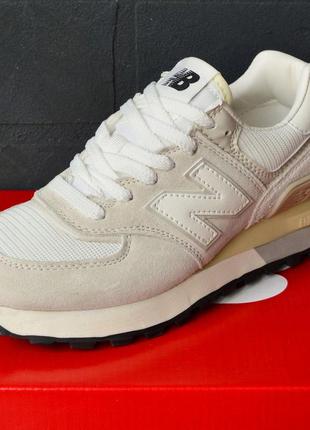 Женские фирменные кроссовки new balance 574 замша + сетка бренд нью беленс трендова модель на лето весну3 фото