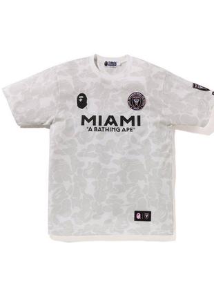 Bape x inter miami cf camo tee