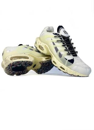 👟nike air max tn terrascape plus (белые с бежевым)2 фото