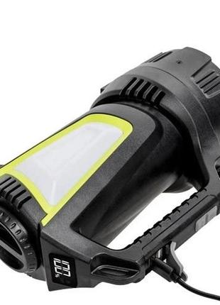 Ліхтар кемпінг переносний t100a-10w+2cob з бічними led white/red/blue, акумуляторна лампа для кемпінгу7 фото