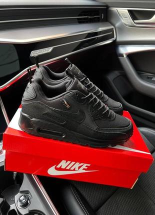 Чоловічі кросівки в стилі nike air max 90 surplus найк / демісезонні / весняні, літні, осінні / взуття / шкіра, замша, текстиль / білі, чорні, сірі