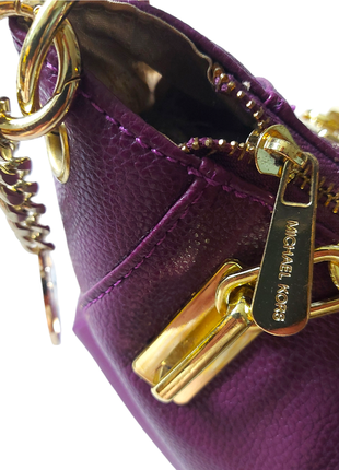 Сумка жіноча / фіолетова сумка / сумка з штучної шкіри / брендова сумка6 фото