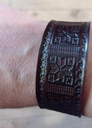 Шкіряний браслет 2