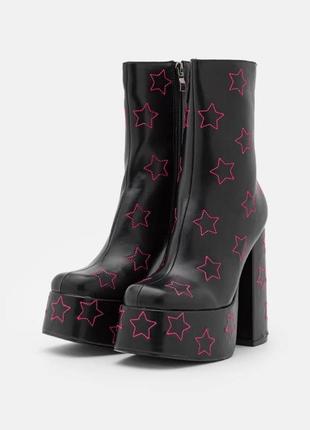 Ботинки на платформе высоком каблуке в стиле demonia  y2k dollskill9 фото