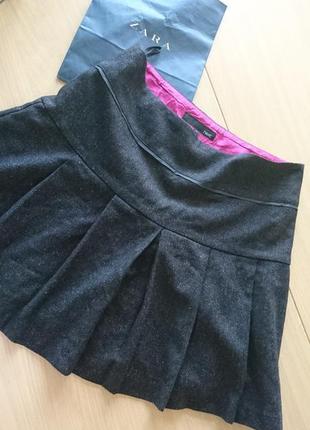 Шикарная теплая юбка next шерсть шелк
