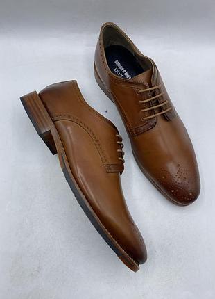 Руді чоловічі туфлі броги gordon & bros оригінал