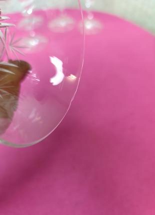 Больше хрустальные бокалы фужеры хрусталь обьем 180 мл ссср советские