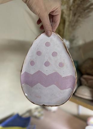 Тарілка пасхальне яйце1 фото