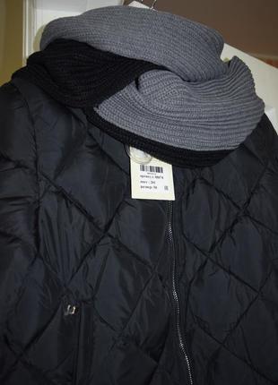 Xxl / 50-52 качественный зимний  пуховик куртка  био-пух + шарф в подарок miegofce4 фото