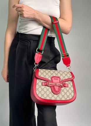 Сумка gucci lady web red