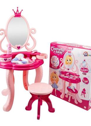 Трюмо со стулом и аксессуарами "cosmetic table"