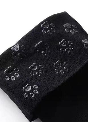 Чулки с резиновыми подушечками в виде кошачьих лапок в стиле лолита косплей5 фото