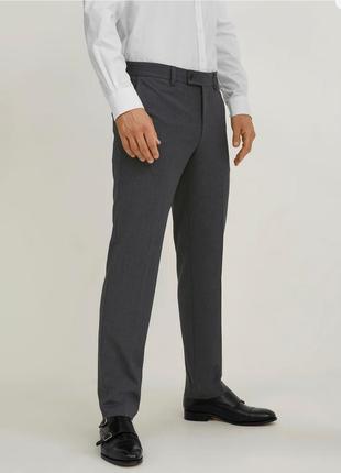 Стильные мужские брюки с карманами c&a этикетка4 фото