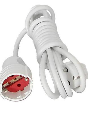 Удлинитель кабеля 5 м из заземлением