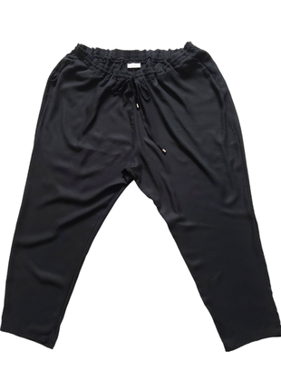 Брюки летние / женские брюки из вискозы / черные брюки / штаны большого размера&nbsp; / новые женские брюки
