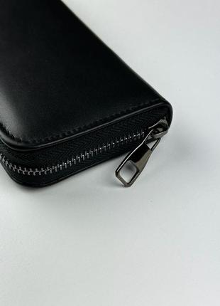 Кожаный клатч-кошелек из натуральной зернистой кожи6 фото