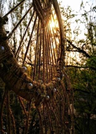 Ловець снів макраме dreamcatcher4 фото