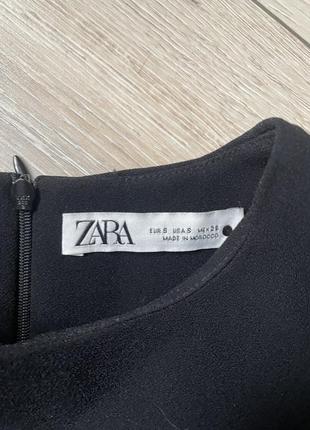 Классическое черное платье zara4 фото