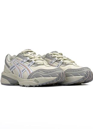 👟 кроссовки asics gel 1090 beige grey pink/наложка bs👟4 фото