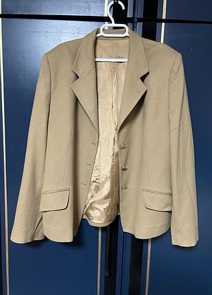 Піджак жакет burberry бежевого кольору кашемір вінтаж вінтажний піджак