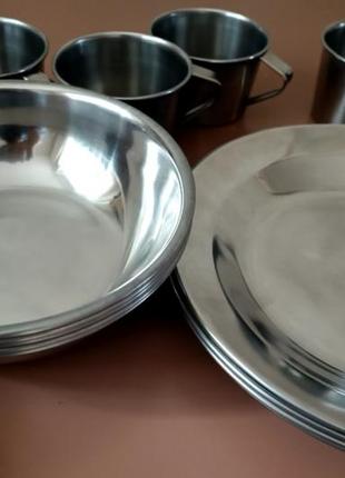 Набор нержавеющей посуды новый1 фото