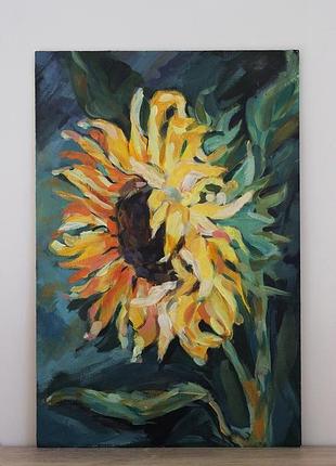 Картина акрилом, 20x30. сонях