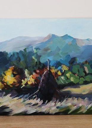 Картина, пейзаж, гори, карпати 40x30