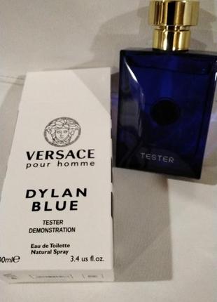 Versace dylan blue тестер (чоловічий аромат)2 фото