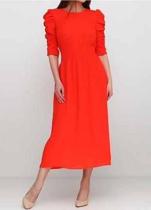 Сукня мід h&m з жатої тканини