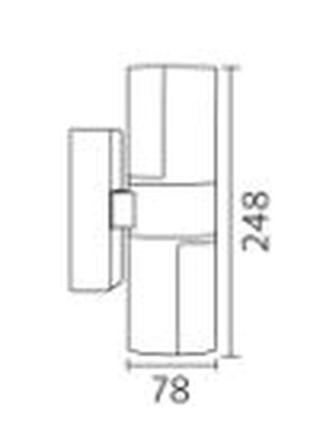 Светильник настенный светодиодный led   "imperial-2" 2x7w2 фото