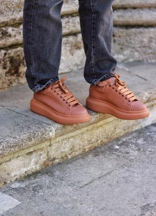 Alexander mcqueen chestnut, кросівки маквіни
