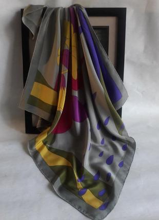 Роскошный шелковый платок от мадам gres