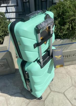 Бьюти - кейс  для чемодана пластиковый wings польша ручная кладь 14 литров3 фото