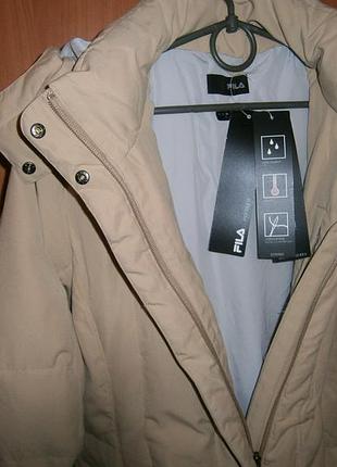 Плащ fila оригінал натуральний пух , водонепроникна нова 6