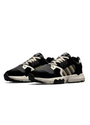 Мужские кроссовки adidas originals zx torsion black sand1 фото