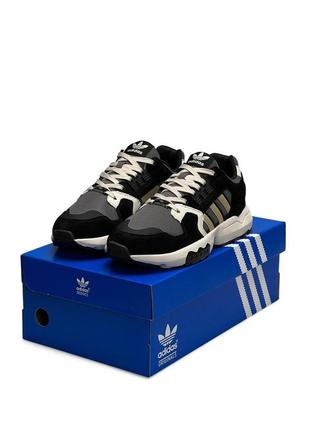 Мужские кроссовки adidas originals zx torsion black sand9 фото