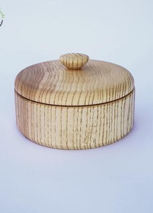 Деревянная шкатулка из ясеня1 фото