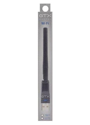 Geotex gtx7601 wi-fi адаптер на чипі 7601 для пк, тв приставок