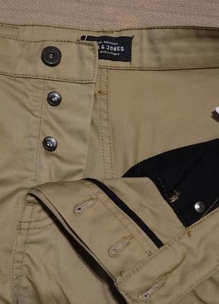 Плотные смесовые джинсы песочного цвета jack & jones jeans intelligence дания 36/32 р.2 фото