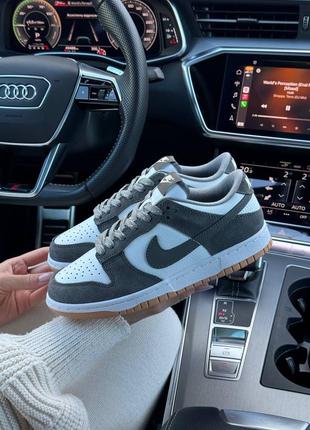 Жіночі кросівки nike sb dunk low smoke gray6 фото