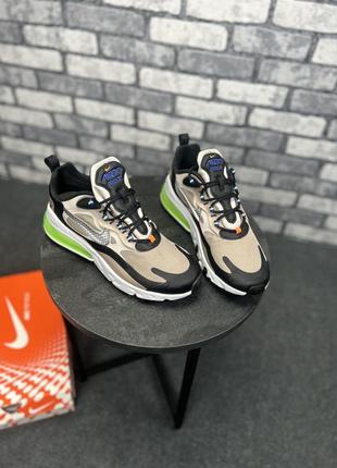 Мужские крассовки nike air max 270 react wtr sepia stone black moon7 фото