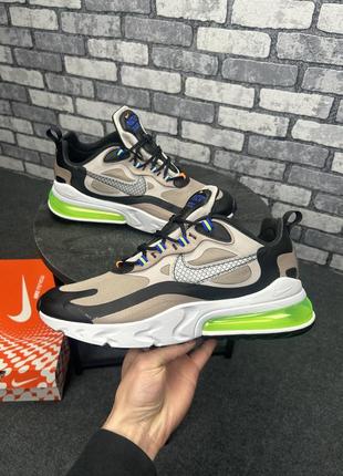 Мужские крассовки nike air max 270 react wtr sepia stone black moon4 фото