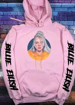 Толстовка розовая loys billie eilish